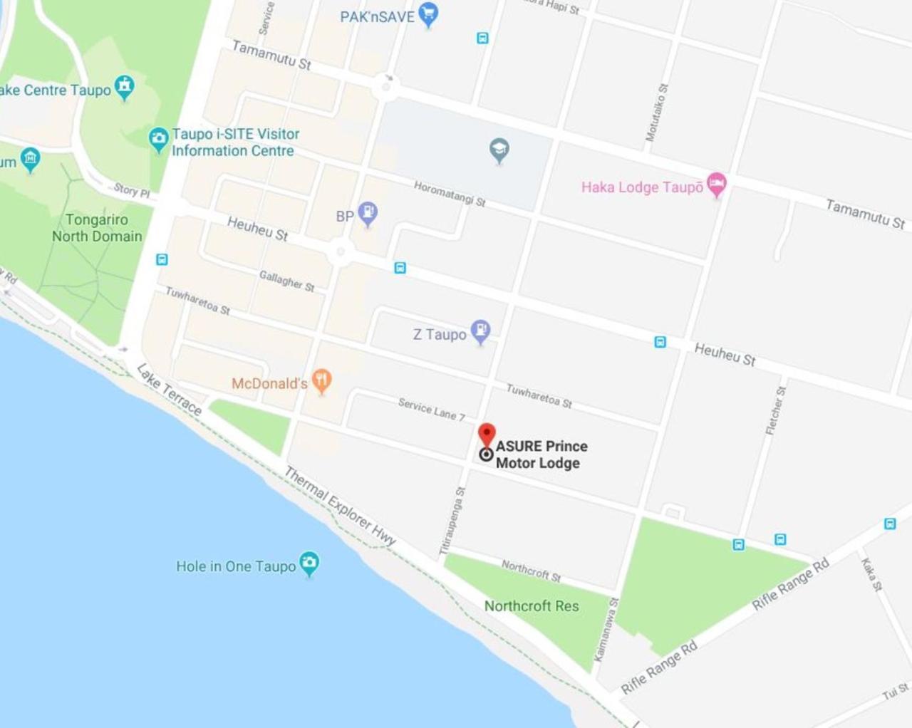 Asure Prince Motor Lodge Τούπο Εξωτερικό φωτογραφία